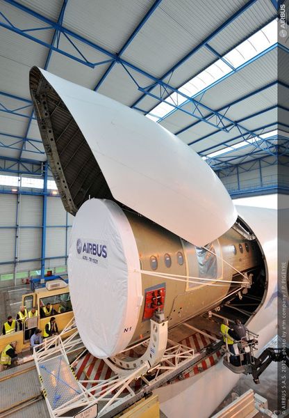 Airbus konnte die erste Konzeptphase für das Frachtflugzeug Beluga XL abschließen, die neue Generation der Großraumtransporter basiert auf dem A330. (Airbus)