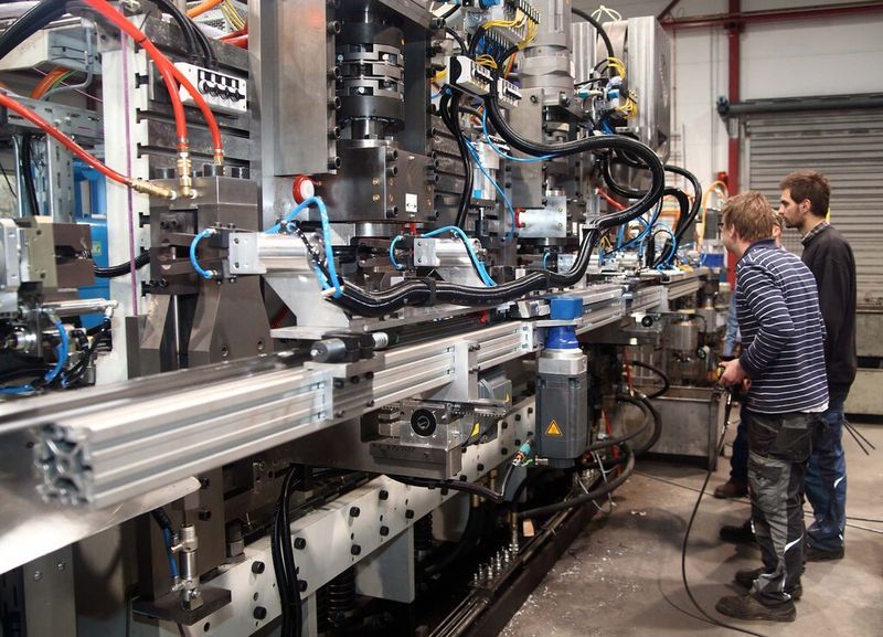 Leistungsfähige Transfertechnik: Die Warmumformanlage ist mit einem präzise und schnell steuerbaren, servoelektrisch angetriebenen System ausgestattet. (Bild: Schmale Maschinenbau)