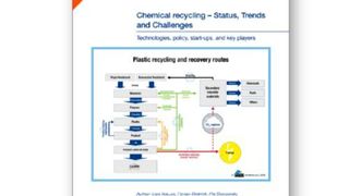 Cover of the market and technology report: Chemical recycling – Status, Trends and Challenges’. (Nova-Institut )