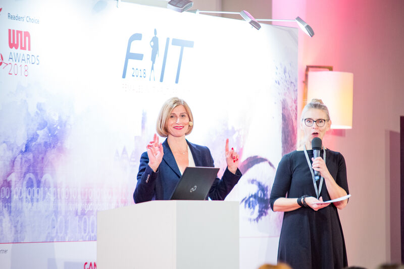 Daniela Schilling und Stefani Josephs stellten das WOMEN’S IT NETWORK vor (Vogel IT-Medien)