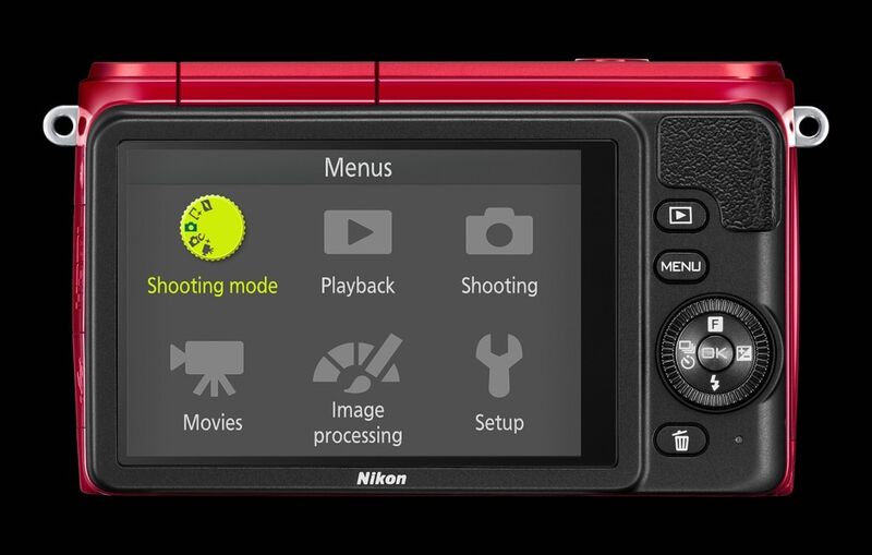 Das Wählrad taucht bei der S1 nur noch als Icon im Menü auf. (Bild: Nikon)