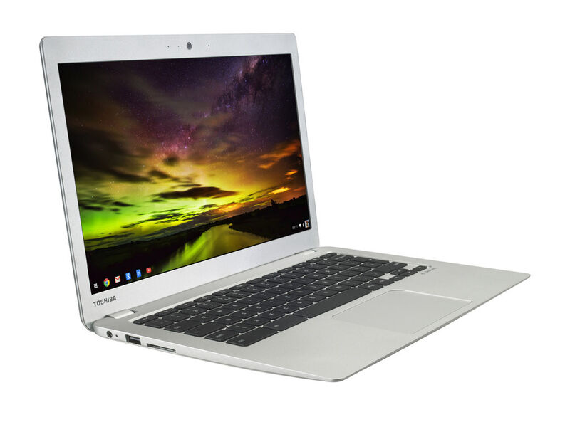 Das Chromebook ist wahlweise mit Full-HD-IPS-Display und getunten Stereolautsprechern zu haben. (Bild: Toshiba)
