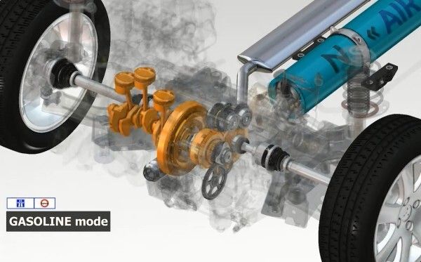 Einen hydraulischen Hybrid-Antrieb für PKWs wollen PSA und Bosch zusammen entwickeln (PSA Peugeot Citroën)