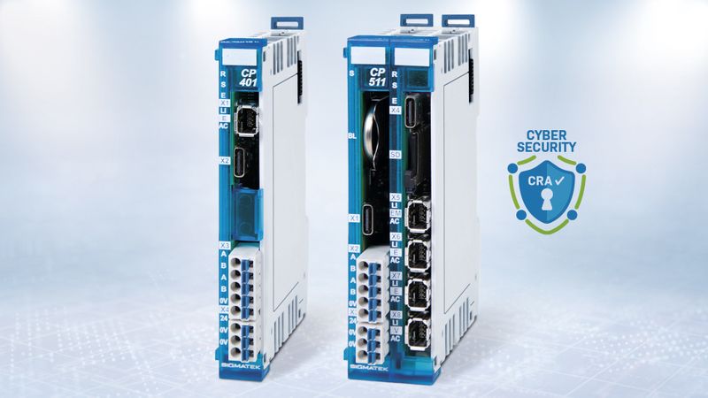 Die neue, leistungsstarke Generation der S-DIAS CPU-Module von Sigmatek folgt dem Security-by-Design-Ansatz und setzt auf aktuelle, hardwarebasierte Prozessortechnologie mit Sicherheitsbausteinen. (Bild:  Sigmatek)