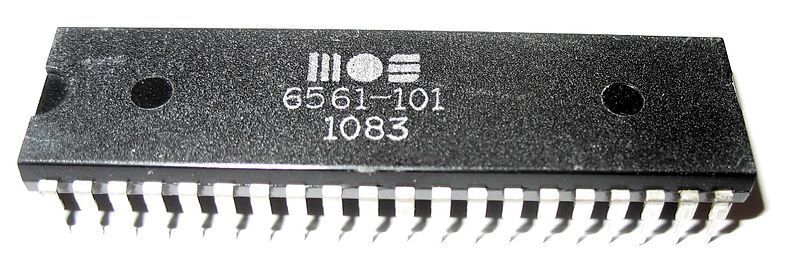 Die Grafikeigenschaften des Video Interface Controller (VIC) genannten Chips, intern auch MOS 6560 (in der Pal-Version 6561) bezeichnet, sollte als Herzstück des VC 20 maßgeblich zu dessen Erfolg beitragen.  ()