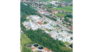 Die modernen Forschungs- und Fertigungsanlagen am Clariant-Standort Heufeld bei München. (Clariant)