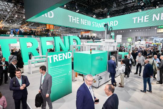 The new Allrounder Trend machines are specifically designed to meet current market needs: They can be set up quickly, they are remarkably easy to operate and maintain and are defined by low investment and operating costs.(Source:  Arburg)