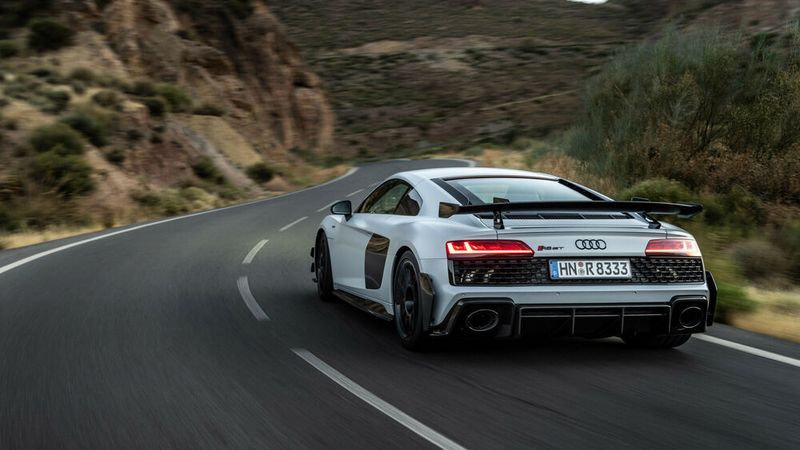 Es handelt sich um die bislang stärkste R8-Version mit Heckantrieb. (Bild: Audi)