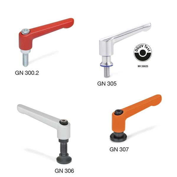 Die axial fixierte Scheibe dreht sich beim Anziehen nicht mit, bewahrt die Spannfläche vor Schäden und vergrößert die Auflagefläche. (Ganter)