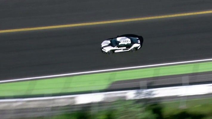 Der Audi RS 7 concept am Limit: fahrerlos rund um den Hockenheimring (Audi)