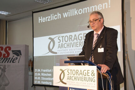 Jürgen Gunkel, ARD Sternpunkte, zeigte in seiner Keynote am Praxisbeispiel der zentralen Datenmanagement-Plattform der ARD-Sternpunkte die Bereitstellung und Verteilung digitaler Daten auf. (Archiv: Vogel Business Media)