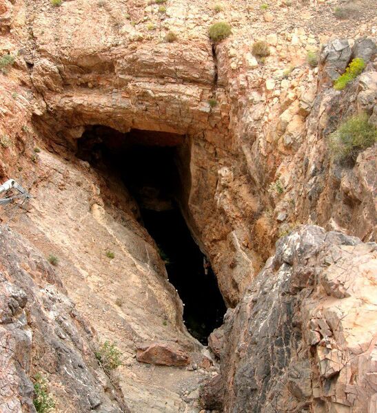 Das Teufelsloch (Devils Hole) in Nevada beherbergt bis zu 1 Million Jahre Klimageschichte. (Bild: CC Ken Lund SA 2.0)