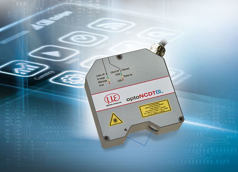 Ein Laser-Sensor speziell für spiegelnde und glänzende Oberflächen. (Micro-Epsilon)
