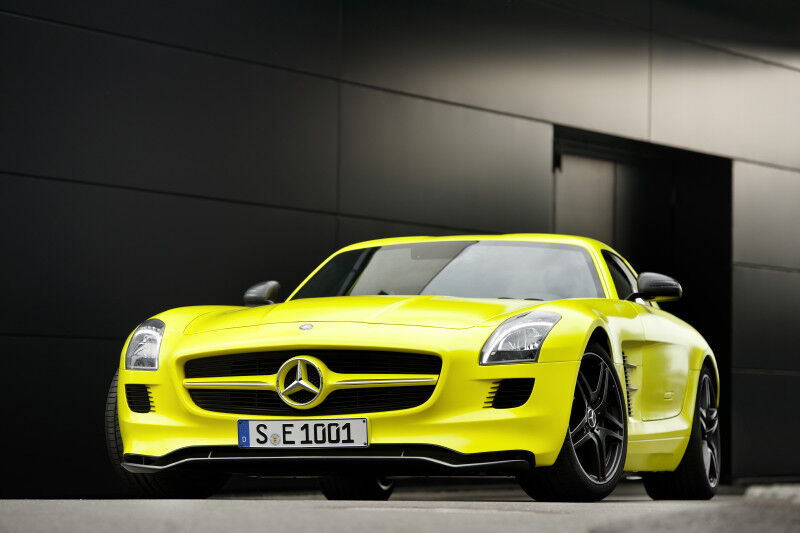 Der Mercedes-Benz SLS AMG E-Cell (Bild: Mercedes-Benz)
