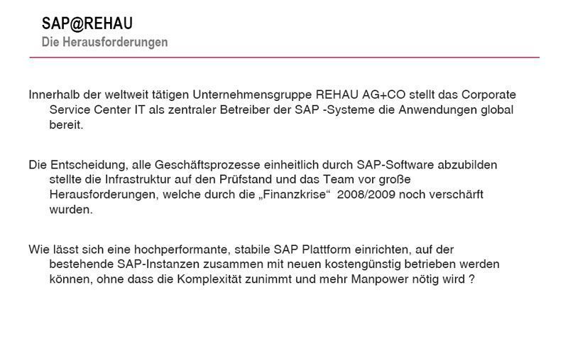 REHAU wollte ein private Cloud, bevor der Begriff geboren wurde. Bild: REHAU (Archiv: Vogel Business Media)