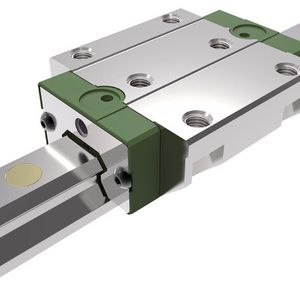 Leistungssteigerung durch neue Linear-Produktgenerationen: Mit der neuen, technisch optimierten Baugröße RUE25-E (hier: Standard-Flanschausführung) komplettiert der Geschäftsbereich Lineartechnik von Schaeffler sein Portfolio an Rollenumlaufeinheiten der Baureihe RUE-E.