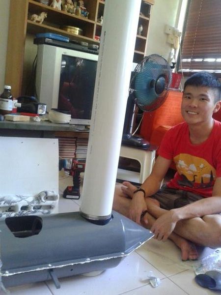 Coconut Pi: Periskop für den Coconut Pi — mit Goh Eng Wei (Bild: CoconutPi-Entwickler)