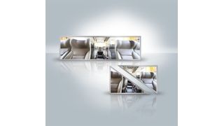 Sonderformate sind für Distec kein Problem: Neben breitformatigen TFT-Displays sind auch Dreiecke möglich. (Distec)