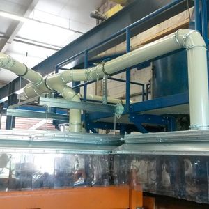 Erfassung Ölrauch aus Extruder.