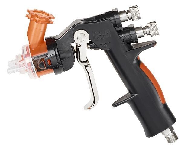 Die neue Accuspray-Füllerpistole mit verbesserter Ergonomie. (Foto: 3M)