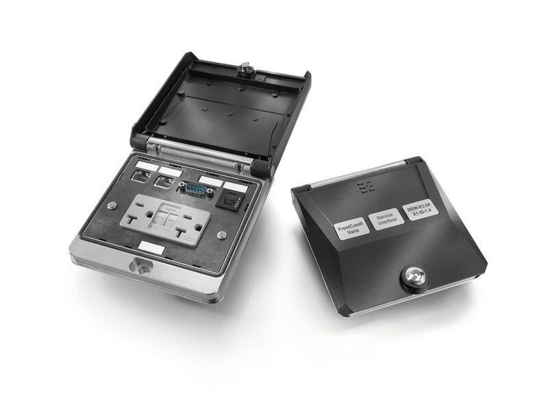 Der Doppelrahmen sorgt für noch mehr und größere Schnittstellen. Für eine übersichtliche Betriebsmittelkennzeichnung stehen große Beschriftungsflächen zur Verfügung. (Weidmüller)