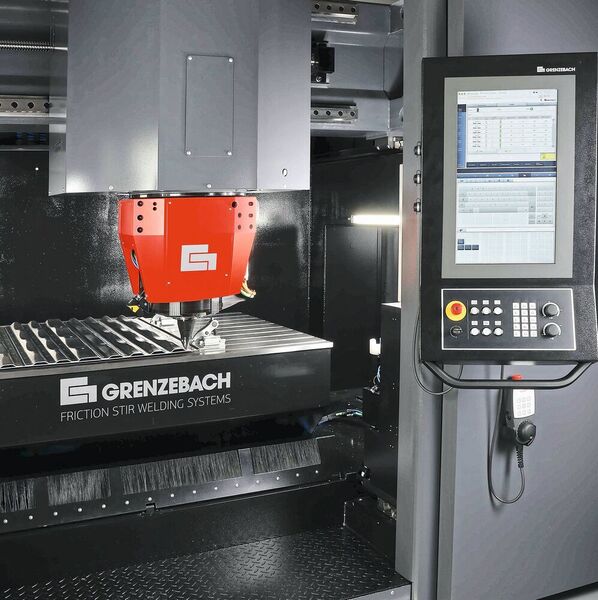 When it comes to the production of aluminum components that require absolutely tight welds, the friction-stir welding solution from Grenzebach is the right choice, the company said. (Grenzebach)