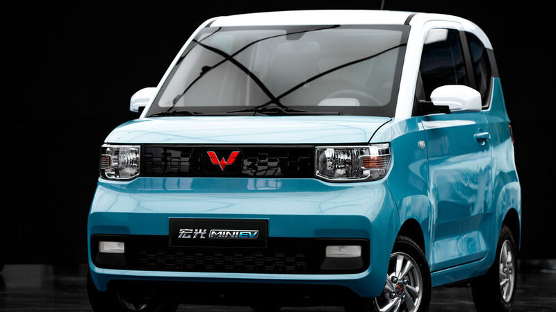 Auch der Startpreis von 28.800 chinesischen Yuan (etwa 3.500 Euro) ist „mini“. (SAIC-GM-Wuling Automobile)