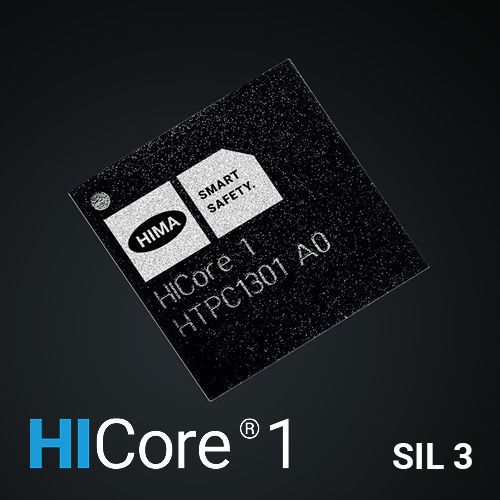 Hicore(2013) is the world's first SIL 3 safety system on chip. The smallest TÜV-certified programmable logic system in the world is a pioneering achievement for safety in Industry 4.0. (Hima)