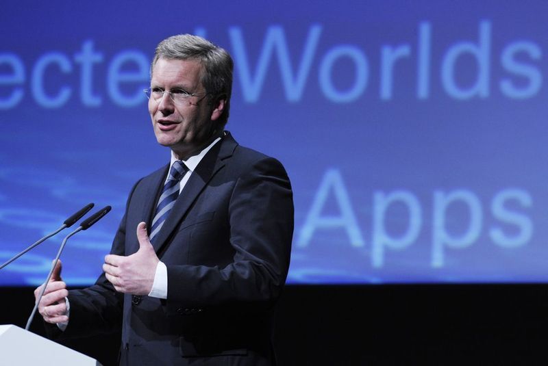 Auch der Ministerpräsident Niedersachsens, Christian Wulff, zählt traditionell zu den Festrednern, wenn in seiner Landeshauptstadt die CeBIT eröffnet wird. (Archiv: Vogel Business Media)