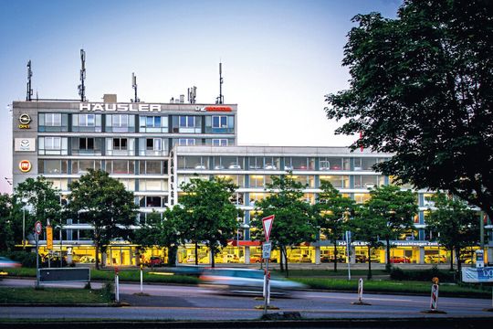 Münchner Hauptsitz der Häusler-Gruppe in der Landsberger Straße.(Bild:  © Diana Bruhn)