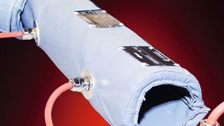 Vom Fraunhofer Institut für Reinraum-Anwendungen zertifiziert und zugelassen: ELPH-Cleanroom Heizmanschette  (Eltherm)