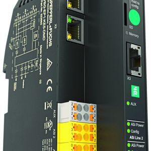 Pepperl+Fuchs will mit seinem neu entwickelten KE5 ASi-Gateway dazu beitragen, das weit verbreitete und etablierte ASi-3-System nach heutigen Anforderungen auszurichten.(Bild:  Pepperl+Fuchs)