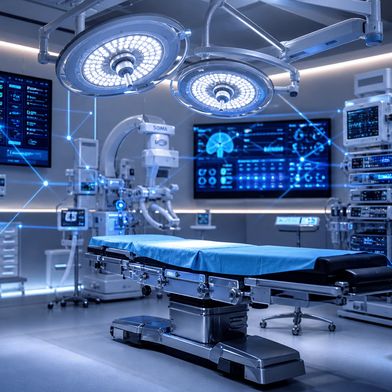 Medizintechnik-Hersteller, Krankenhäuser und Gesundheitspolitik in Deutschland sollen die Vorteile der digitalen Vernetzung besser ausnutzen. (Bild: KI-generiert/Gemini)