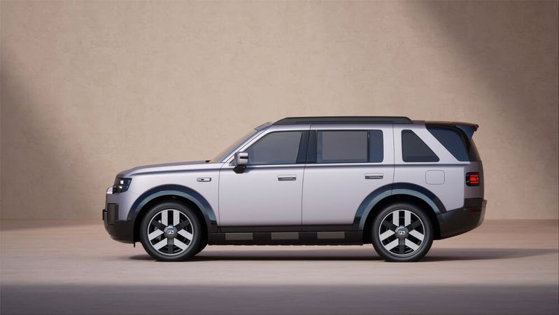 Der Freelander ist wieder da, allerdings als komplett eigene Marke. Er sieht aus wie ein Land Rover, kommt aber aus China.(Bild:  Chery)