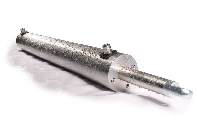 Für‘s Auf und Ab: Mit den robusten elektromechanischen Antrieben der Baureihe LinMax stehen Hubspindelantriebe zur Elevationsverstellung zur Verfügung. Bild: Framo Morat (Archiv: Vogel Business Media)