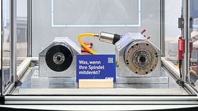 Auf der AMB führt GMN das digitale Ökosystem Idea-4x an einem Demonstrator vor, der exemplarisch Sensordaten und Wartungsprognosen sichtbar macht. (Bild: GMN )