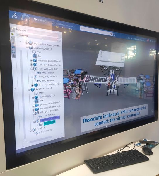 Der digitale Zwilling der realen Anlage.  (Bild: Vogel IT-Medien)