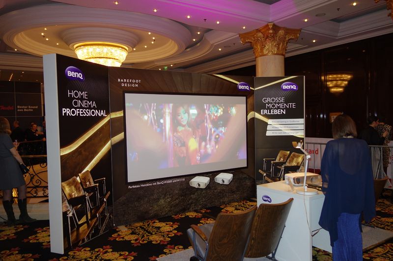 Technische Unterstützung durch BenQ. (Bild: IT-BUSINESS)