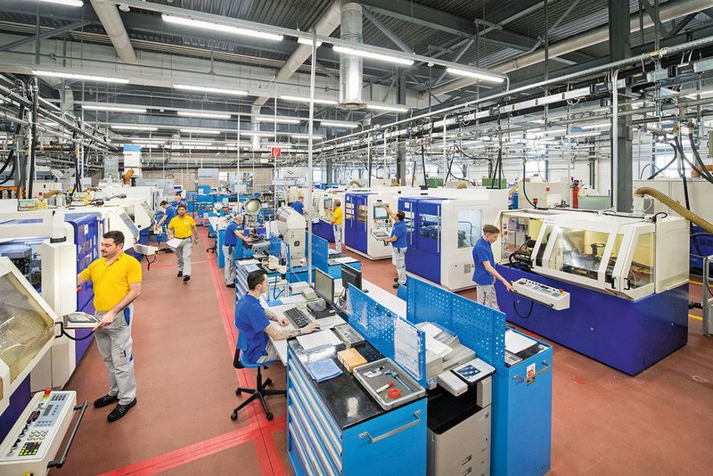 Perfekt durchorganisiert und getaktet. Hier am Standort Agno werden die Mikron-Werkzeuge hergestellt: 100% Swissmade – 100 % genial. (Thomas Entzeroth)