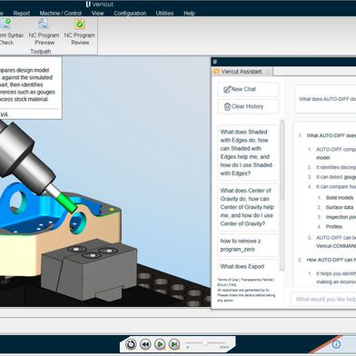 With Vericut 9.7, manufacturers gain faster simulation, smarter workflows, expanded AI assistance, and improved tooling visibility  (Source: Vericut)