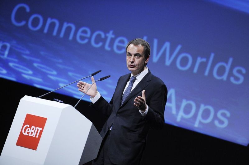 Spaniens Ministerpräsident José Luis Rodríguez Zapatero betonte, nur durch die Investitionen in Forschung, Bildung und moderne Infrastrukturen habe Spanien den Anschluss an Europa geschafft. (Archiv: Vogel Business Media)