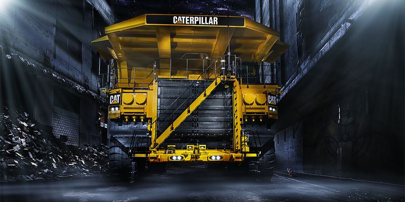 Willkommen im Club der dicken Dinger. Mit 3.845 PS löst der CAT 797F Mining Truck seine Eintrittskarte in die Königsklasse der schweren Maschinen. Der in den USA gebaute Truck lädt als Ultra-Class Mining Truck 360 Tonnen. Das haushohe Gefährt schafft mit 68 km/h Topspeed sogar offizielles Autobahntempo. Praktisch wäre dann aber dank seiner 9,50 Metern Breite für andere kein Platz mehr. Der CAT 797F das Heavy Equipment Calendar 2013 Motiv im Monat Mai. ( Bild: Heavy Equipment Calendar 2013, Caterpillar)