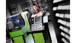 Die kompakte CNC-Maschine vom Typ Kolibri eignet sich für die wirtschaftliche Kleinteilefertigung. (Wegera Oy) (Archiv: Vogel Business Media)