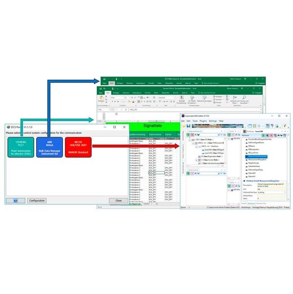 Mit dem neuen DCS-Portal (Distributed Control System, DCS) von Aucotec verkürzt sich der Weg vom Engineering zur Leitsystem-Programmierung. Die Festlegungen aus dem Anlagen-Design lassen sich mit dem Portal automatisiert und direkt an die Programmierung gängiger Kontrollsysteme übergeben. Aucotecs Software Engineering Base (EB) kann zu den Leitsystemen einen entsprechenden Container in dem Portal bereitstellen. Jeder Container dient quasi als „Synapse“ zur Übertragung der Design-Informationen, die sich damit gleichzeitig an verschiedene Leitsysteme mit unterschiedlichen Konfigurationen übergeben lassen.  SPS IPC Drives: Halle 6, Stand 110 (Aucotec)