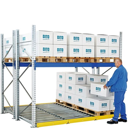 Die Ergonomie spielt eine besondere Rolle beim Palettenregal-Tuning von Bito.(Bild:  Bito)