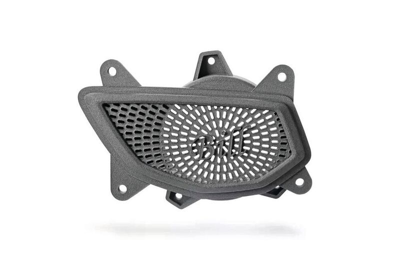 Das neue Polypropylen-Material soll vor allem für die Automobilbranche interessant sein, Hier ein Prototyp eines individualisierten Autolautsprechers aus PP.  (HP)