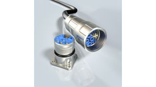 Anbindung aller Lebensadern auf wenig Bauraum: Han M23 Steckverbinder eignen sich besonders für raue Umgebungen mit hohen Schutzanforderungen.  (Harting)