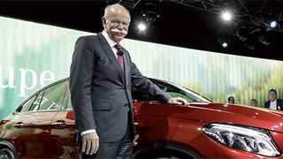 Weltpremiere des neuen Mercedes-Benz GLE-Coupé auf der Detroit Autoshow 2015. (Daimler)