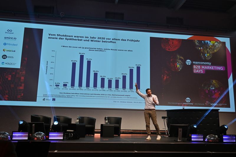 Impressionen von den B2B Marketing Days 2021. (marconomy © Johannes Untch)