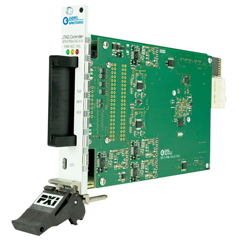Der zweite PXIe-Controller erweitert die SFX-II-Produktreihe von JTAG/Boundary-Scan-Controllern. Damit lassen sich komplexe Boards testen und programmieren.
